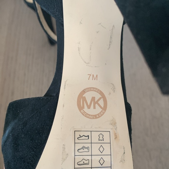 Black Platform Michael Kors Heels - Picture 5 of 6